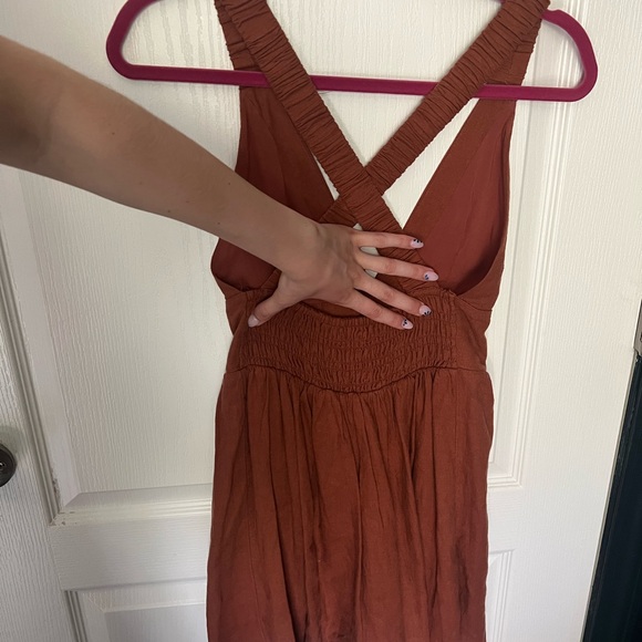 Abercrombie & Fitch Rust Backless Dress - Picture 2 of 4